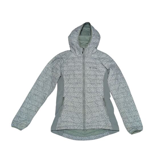 Columbia South Valley Hybrid Hooded Jacket Womens Small Puffer Coat Winter Ski - Picture 1 of 6